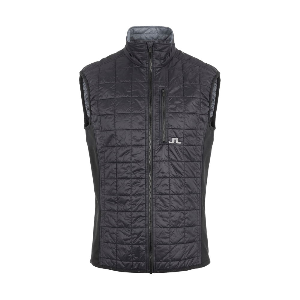 Dark Grey Atna Hybrid Golf Vest - Men