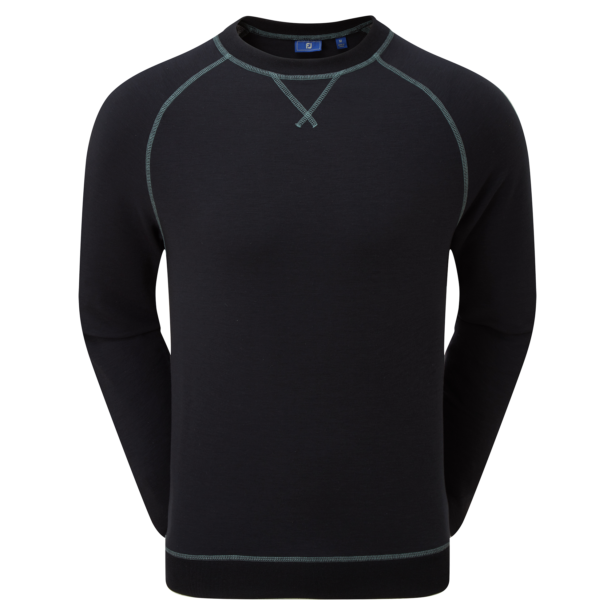 French Terry Crew Neck Sweater