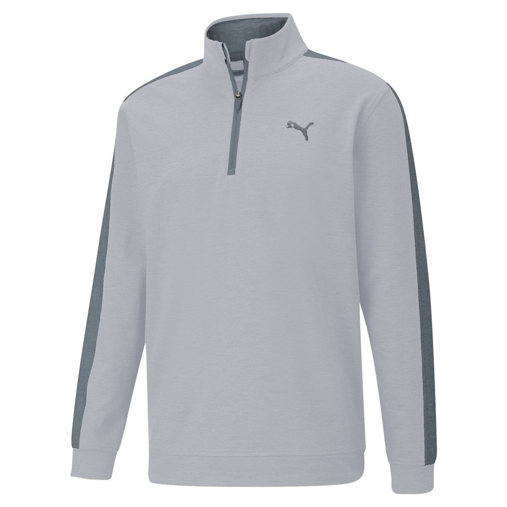 Grey 'T7 1/4 Zip' CLOUDSPUN SWEATER -  MEN