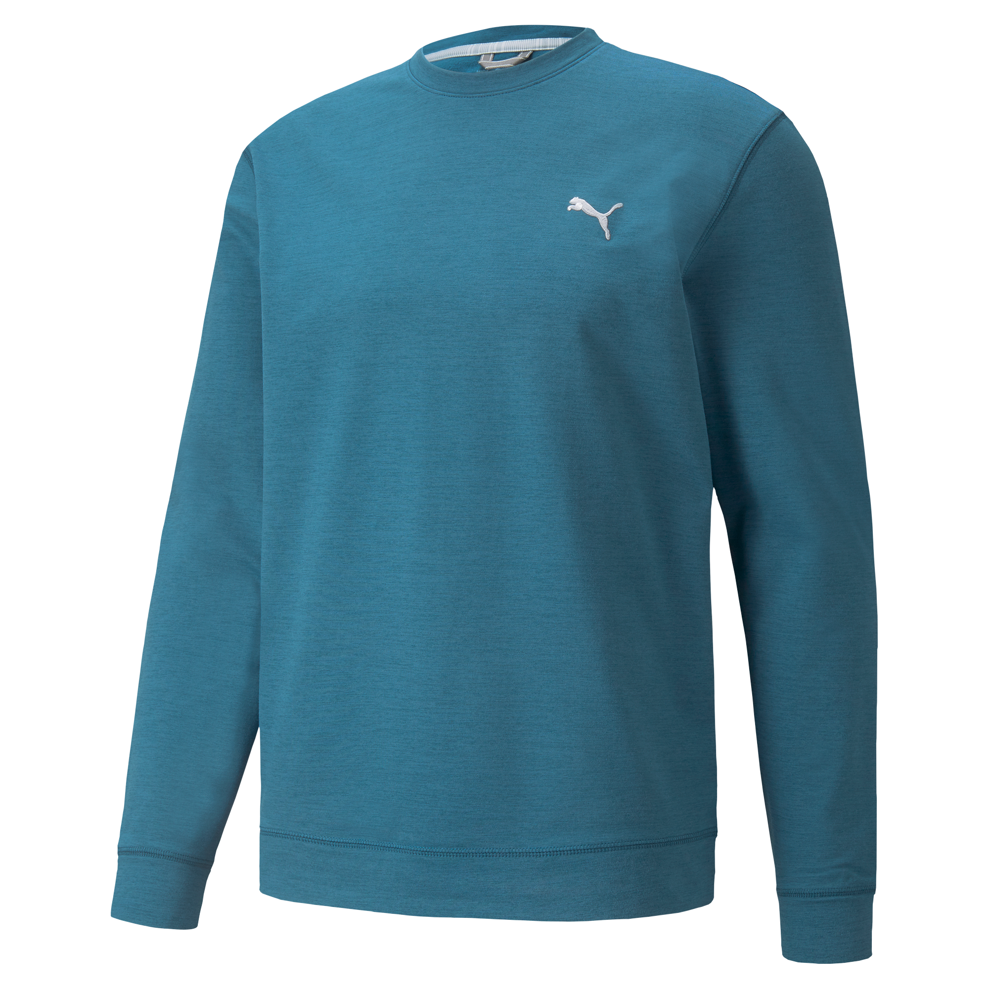 Coral Heather 'Cloudspun' Golf Crewneck